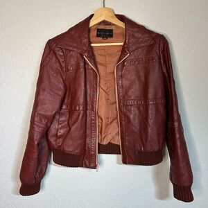 Genuine Red Leather Jacket